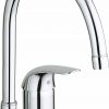 Grohe Euroeco Keukenkraan draaibaar Chroom