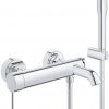 Grohe Essence New Badkraan met doucheset Chroom