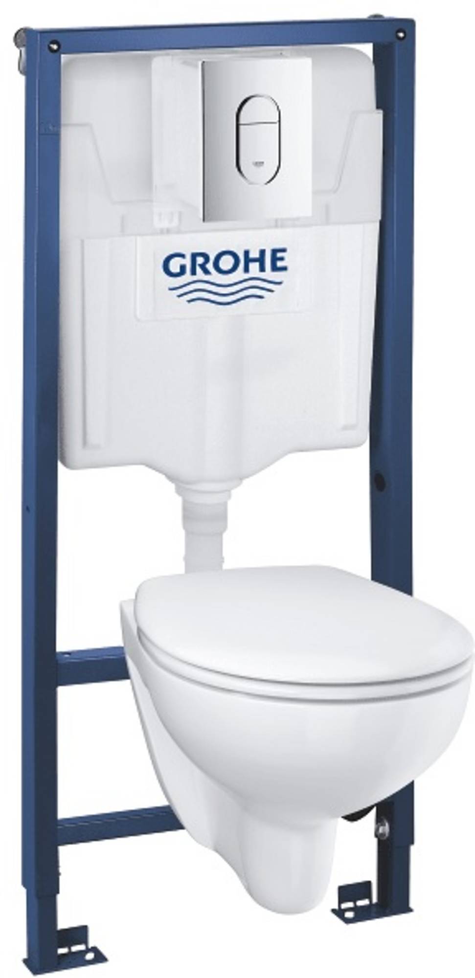 Grohe Bau Arena complete toiletset rimless wit Grohe Bau Arena complete toiletset rimless wit