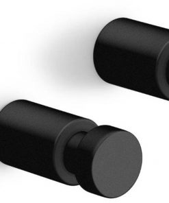 ZACK Aivo Handdoekhaken Klein set 2 stuks Zwart