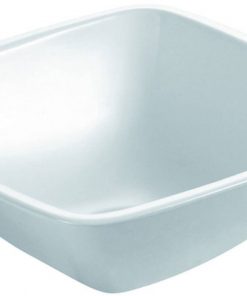 Bathco Waskom Baviero Bathco Waskom keramiek zonder kraangat 30x30x11 cm Wit
