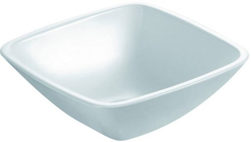 Bathco Waskom Baviero Bathco Waskom keramiek zonder kraangat 30x30x11 cm Wit