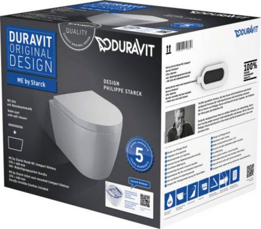 Duravit Me By Starck toilet pack Rimless 36x48x35cm wit