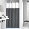 Sealskin Double Sealskin Douchegordijn Textiel Double 200 x 180cm Grijs
