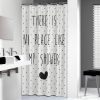 Sealskin LYRICS Douchegordijn textiel Lyrics 100% polyester 180 br 200 hg zwart