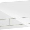 Villeroy&Boch 2-knops bedieningsplaat glas Wit