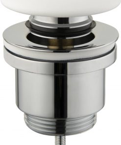 Ben Wastafelplug met Inox Kelk Kap Blanco