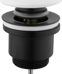 Ben Wastafelplug met Zwart Kelk Kap Blanco