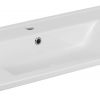 Saniselect Bali Wastafel keramiek 100x45x2 cm 1 kraangat