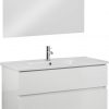 Saniselect Bali Wastafelmeubelset incl. Spiegel 2 laden 100x45x67 cm Wit Greeploos