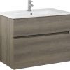 Saniselect Bali Wastafelmeubelset 2 laden 85x45x67 cm Metz Greeploos