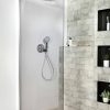 Ben Walk In Moon Inloopdouche 120x200cm Chroom/Grijs glas