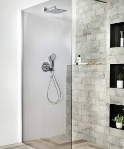 Ben Walk In Moon Inloopdouche 120x200cm Chroom/Grijs glas