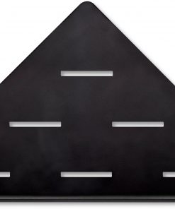 Looox Corner Shelf 30x22 cm (inbouw) Mat Zwart