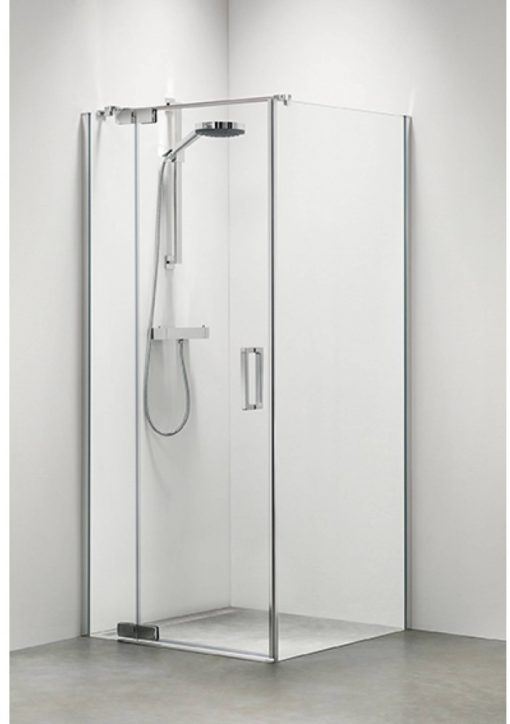 Sealskin Get Wet Custom douchecabine swingdeur links 90x195 cm zilver hoogglans helder glas