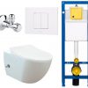 Creavit Design closet RimOff set / BPF inbouwreservoir
