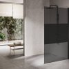 Ben Delphi Inloopdouche met Dark Satin Glas 110x200 cm Mat Zwart