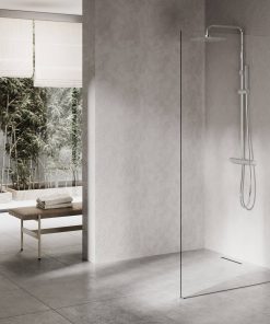 Ben Delphi Inloopdouche met Helder Glas 100x200 cm Mat Chroom