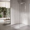Ben Delphi Inloopdouche met Helder Glas 120x200 cm Mat Wit