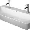 Duravit DuraSquare Meubelwastafel 100x47 cm Wit 2 kraangaten
