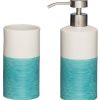 Sealskin Doppio wastafel accessoireset 2-in-1 aqua