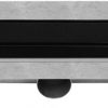 Easydrain Compact TAF Modulo Design douchegoot 70 cm met Rooster Zero+ Zwart