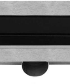 Easy Drain Compact Modulo TAF Modulo Design Douchegoot 110 cm met Rooster Zero+ Zwart