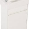 Saniselect Sana Fonteinmeubelset Mat Wit met hoge wastafel links