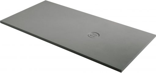 Acquabella Focus Douchevloer Beton 100x100x3 cm Cemento