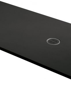 Acquabella Focus Douchevloer Beton 90x120x3 cm Negro