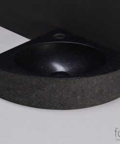 Forzalaqua Turino Fontein 30x30x10 cm 1 kraangat Graniet Gebrand