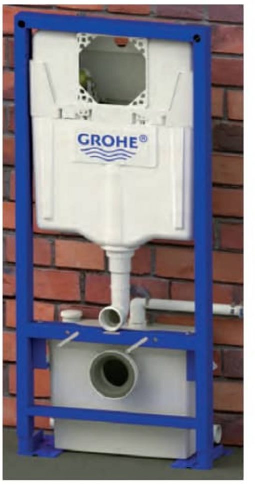 Sanibroyeur Saniwall Pro inbouw wc element met faecalienvernietiger