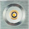 Luxalon Inbouwspot LED vierkant incl. driver brushed alu
