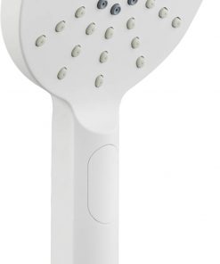 Ben Push Handdouche RondØ 12 cm met 3 Standen Mat Wit