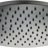 Ben Round Hoofddouche 25 cm Geborsteld Zwart