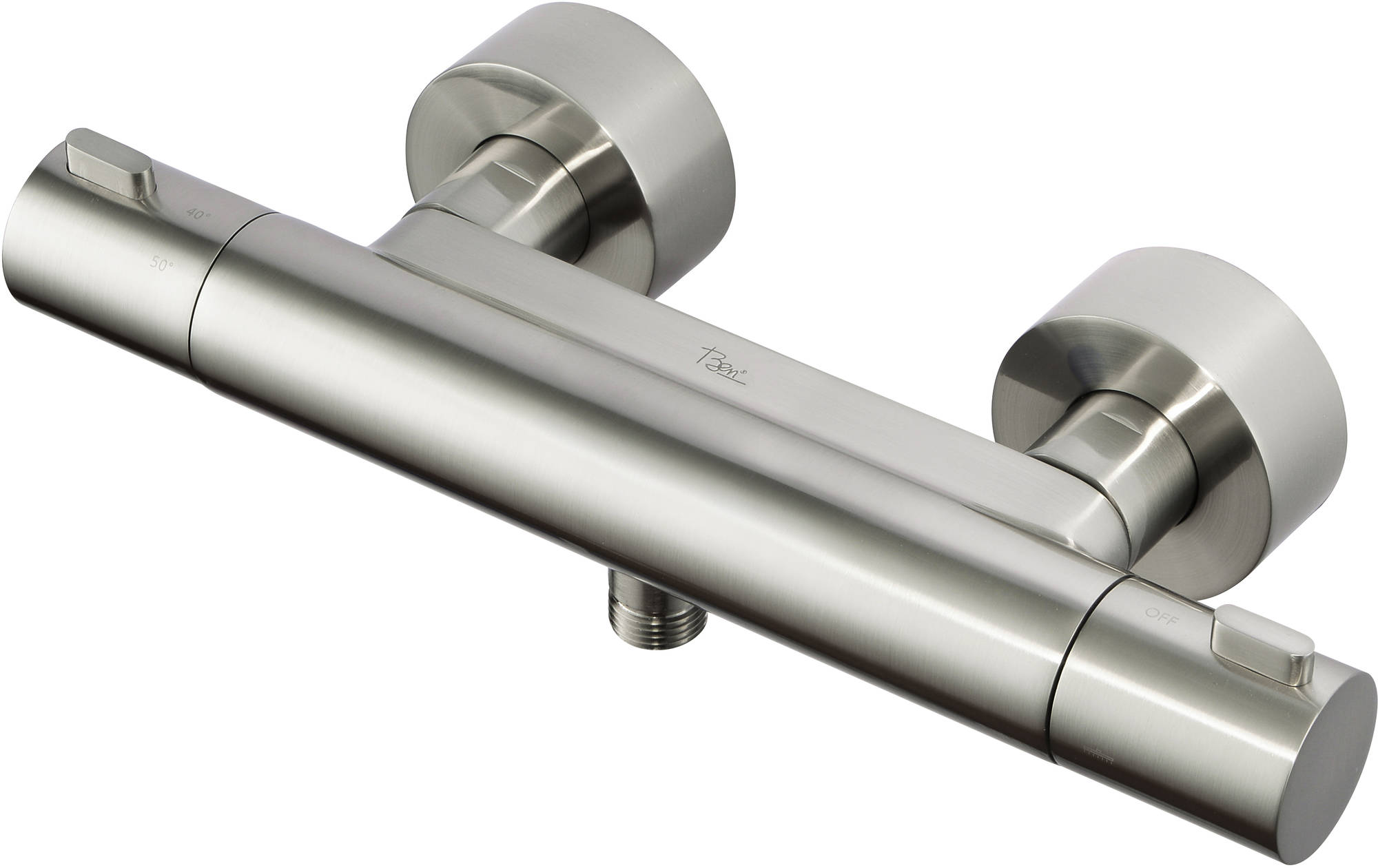 Ben Lavion Douchemengkraan thermostatisch Cool RVS-Look Ben Lavion Douchemengkraan thermostatisch Cool RVS-Look