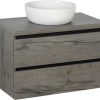 Ben Limara badmeubelset 80cm cape elm/mat zwart