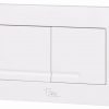Ben Compact Flush Lomex bedieningspaneel 2-knops tbv BCF/BCF112 glans wit