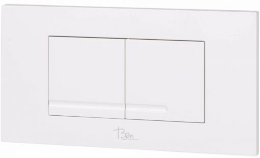 Ben Compact Flush Lomex bedieningspaneel 2-knops tbv BCF/BCF112 glans wit