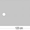 Ben Maison Wastafelblad Hout zonder kraangat 123x50x4 cm Eiken