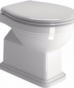 Ben Muret Staand closet Wit keramiek vloeruitloop