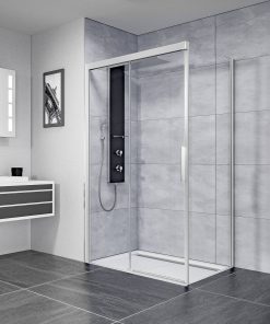 Ben IMotion douchecabine links schuivend  120x90x206 cm chroom/helder glas