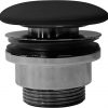 Ben Afvoerplug Wastafel zonder overloop 72 mm  Mat Zwart