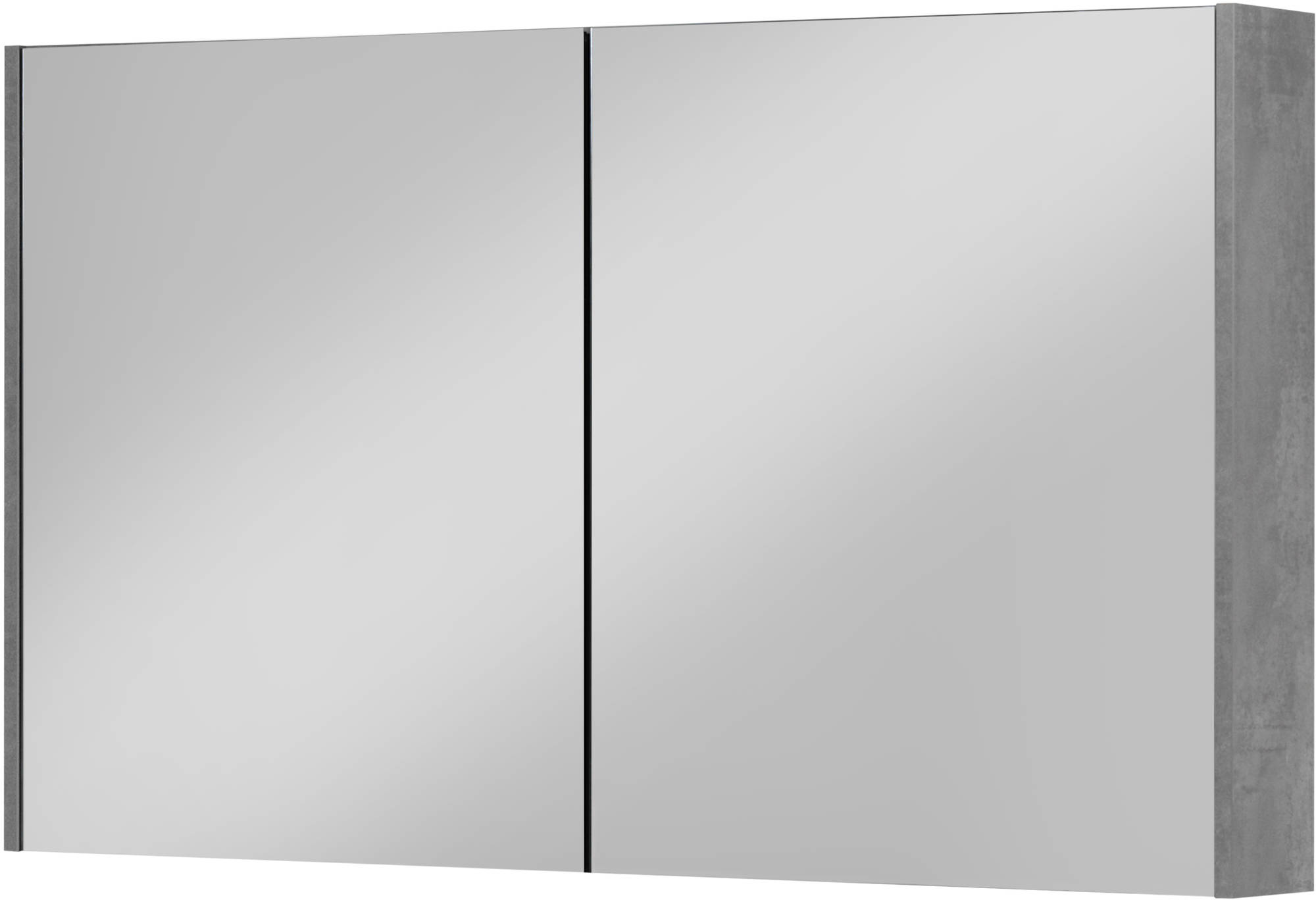 Saniselect Socan Spiegelkast 120x14x70 cm Beton Grijs Saniselect Socan Spiegelkast 120x14x70 cm Beton Grijs