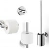 ZACK Scala toilet accessoireset 4-in-1 RVS glans