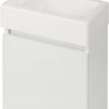 Ben Scuro fonteinonderkast R 40x22x45 keramisch wit