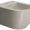 Ben Segno Wandbidet Compact Verdekte Ophang 36x50x28 cm Mat Beige