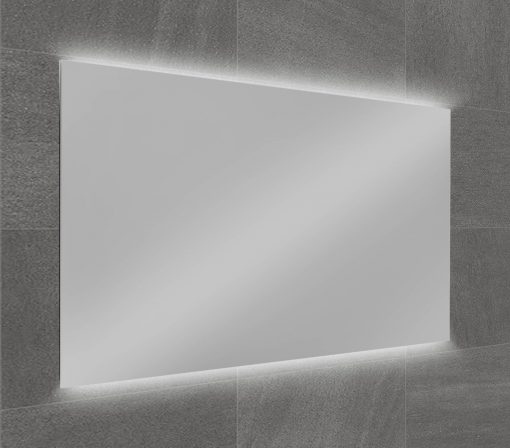 Ben Vario Fiano spiegel met 2x LED verlichting (onder/boven) met schakelaar 140x75cm