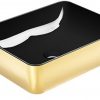 Ben Stilo Wastafel Keramiek Xtra glaze 50x38x14 cm Goud/Glans Zwart