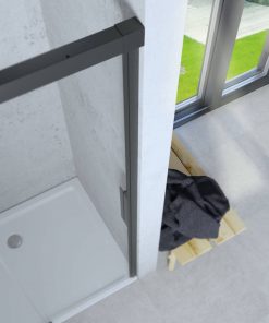 Ben IMotion Nissluitprofiel Rechts tbv Schuifdeur Links Mat Zwart